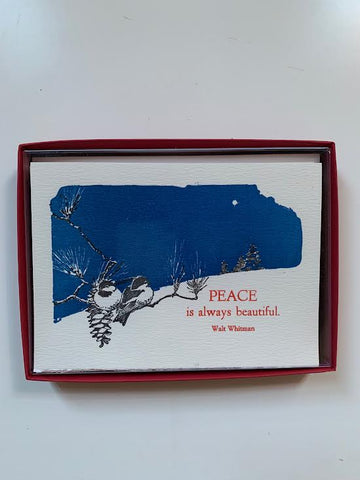 Saturn Press Peace Boxed Cards
