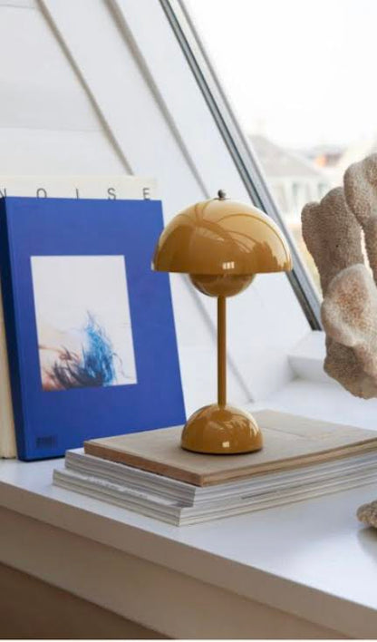Flowerpot VP9 Rechargeable Table Lamp- Mustard