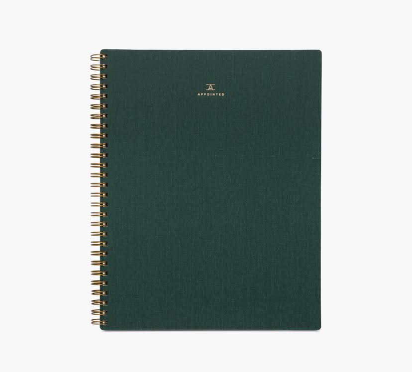 Appointed Lined Spiral Notebook