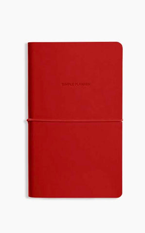 Poketo Simple Planner in Red