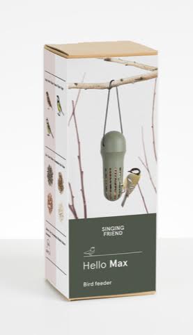 Singing Friend Hello Max Bird Feeder