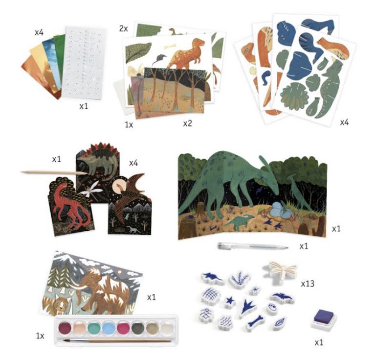 Djeco Dino Box Multi-Activity Kit