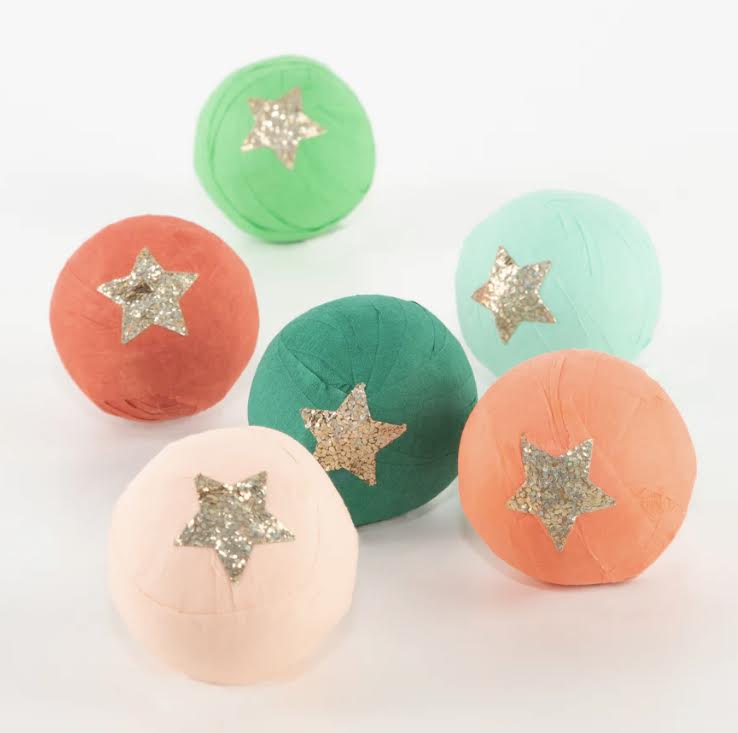 Meri Meri Holiday Multi Colored Surprise Balls
