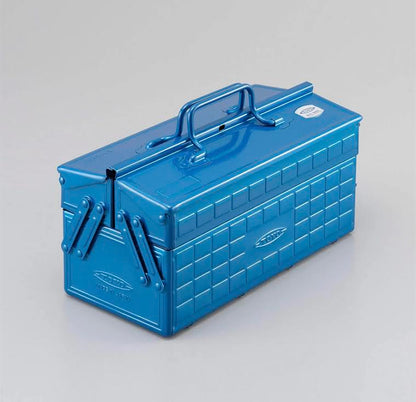 Toyo ST-350 Steel Toolbox with Cantilever Lid and Upper Storage Trays