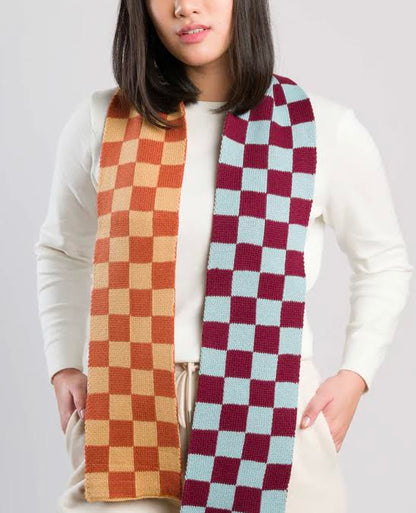 Verloop Checkerboard Scarf