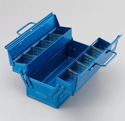 Toyo ST-350 Steel Toolbox with Cantilever Lid and Upper Storage Trays