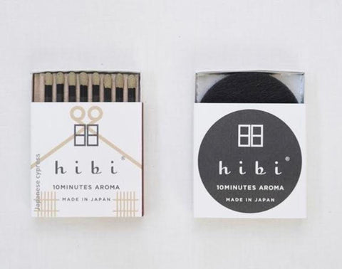 HIBI Incense Matches - Japanese Cypress