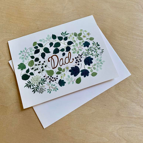 Floral Dad Card