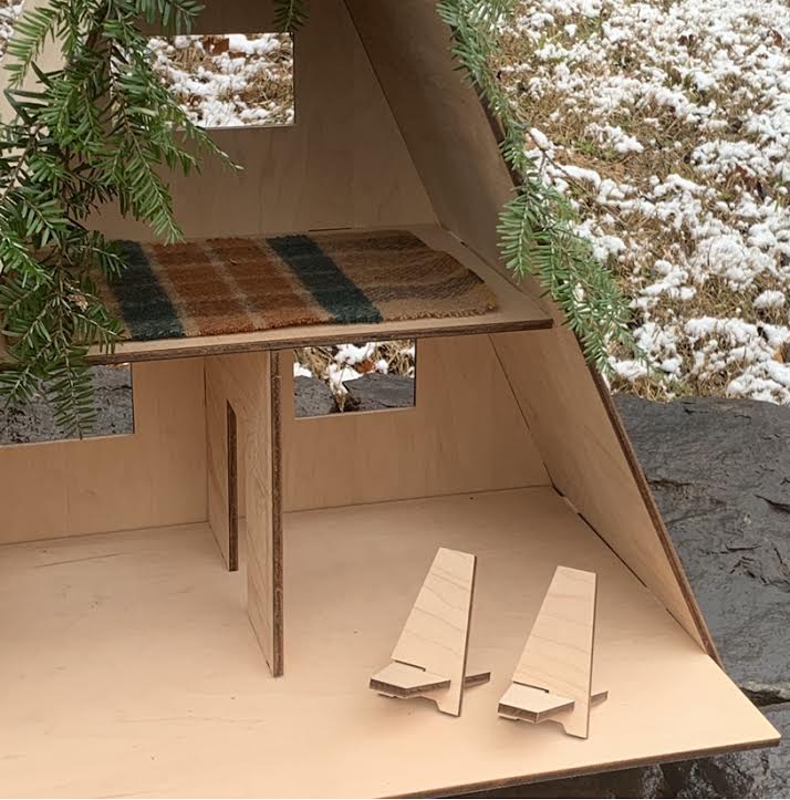 Modern Love Made A-Frame Cabin Playhouse