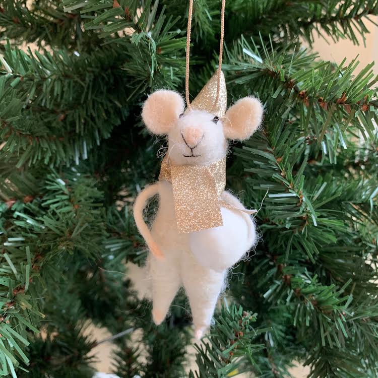 Wintertime Mice Ornament