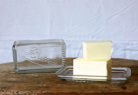 Glass Butter Dish