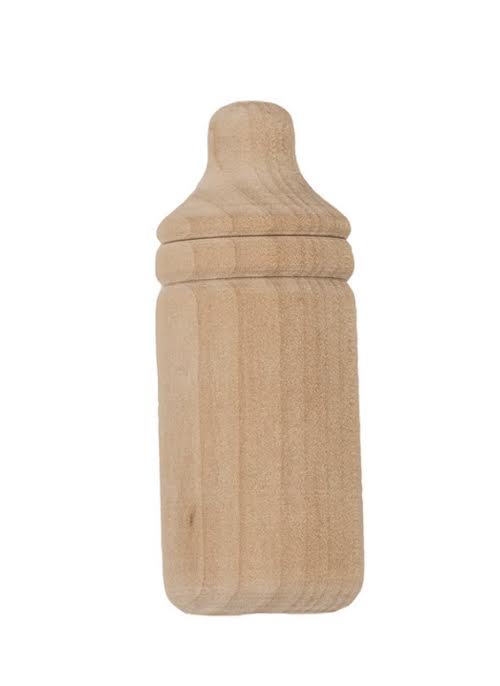 Wooden Doll  Bottle