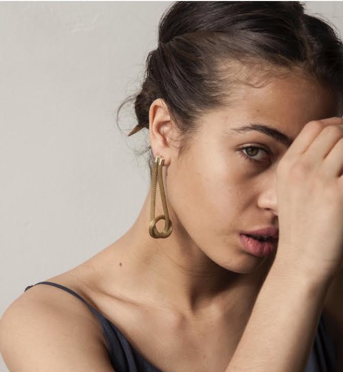 YMSF Coil Knot Earrings