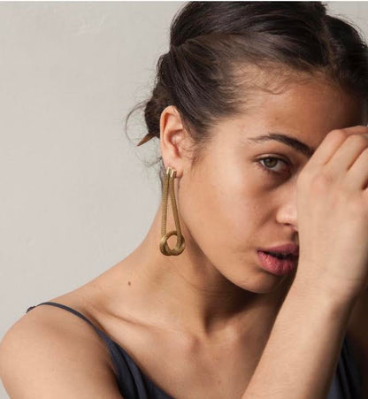 YMSF Coil Knot Earrings