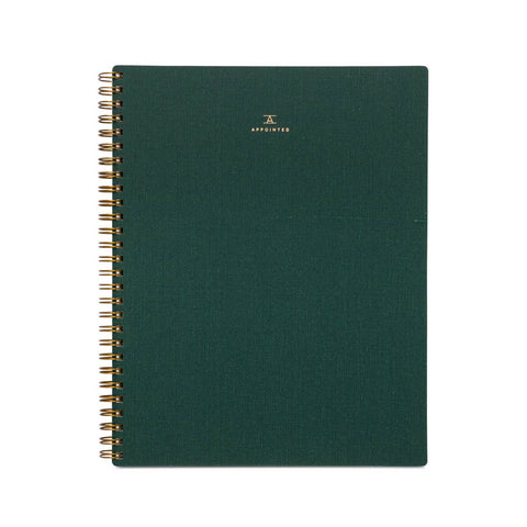 Appointed Blank Spiral Notebook