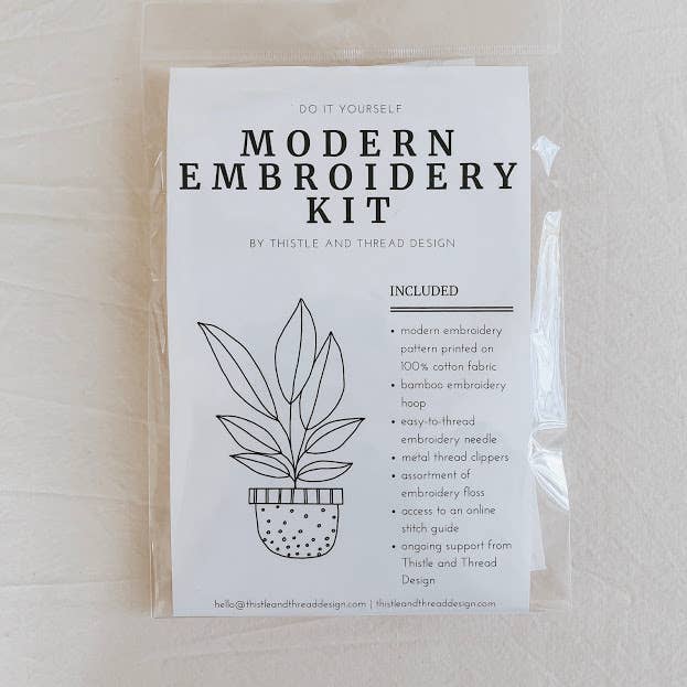 Spotted Planter Embroidery Kit