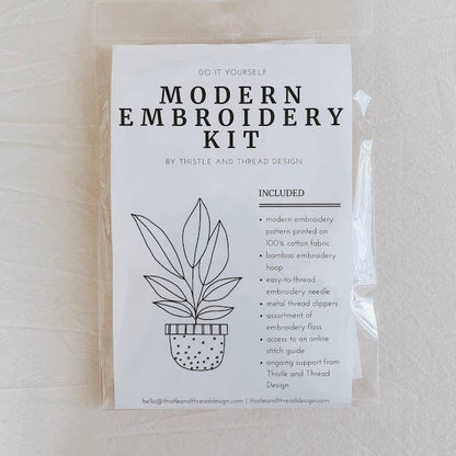 Spotted Planter Embroidery Kit
