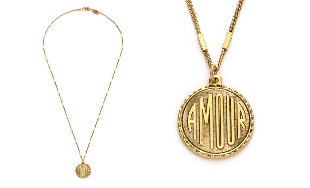 Amour Medallion Necklace