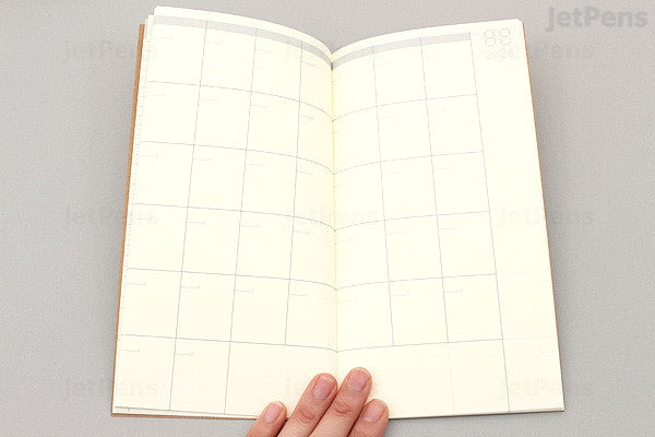Traveler's Notebook Monthly Diary Insert