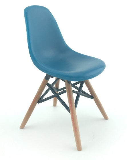 Miniature DSW Blue Dining Chair