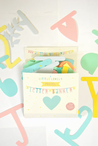 Little Lovely Banner- Pastel