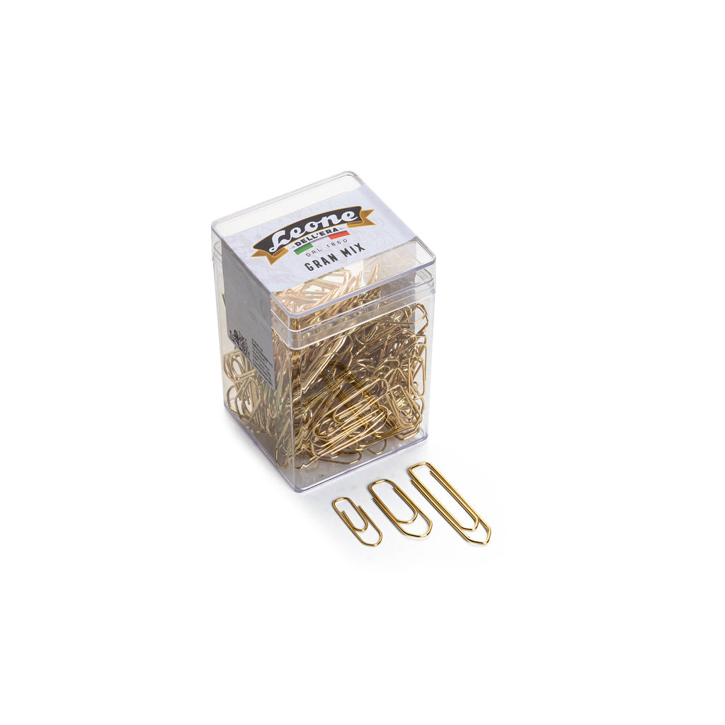 Brass Plated Paper Clips- 3 lengths