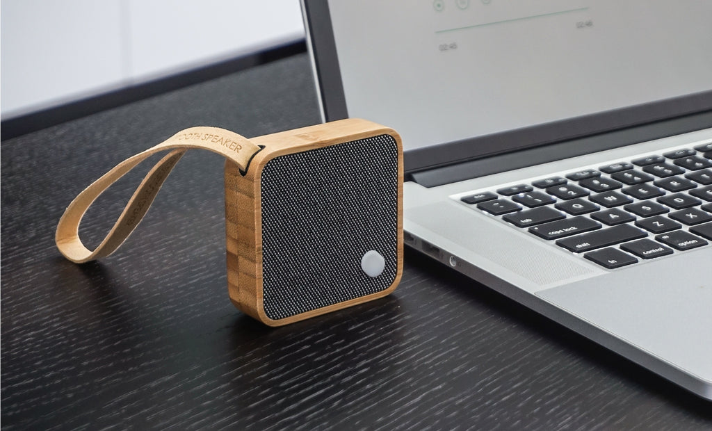 Mi Square Pocket Bluetooth Speaker - Japanese Bamboo