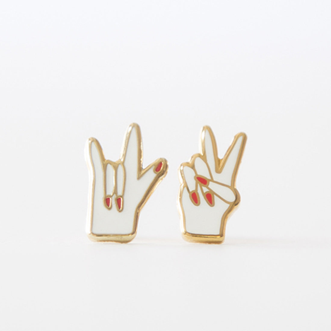 Peace and Love Earrings