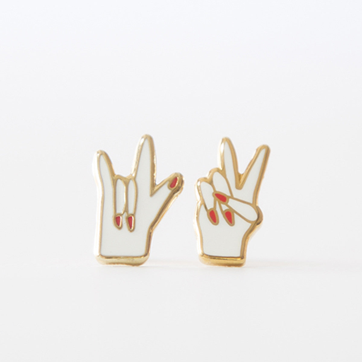 Peace and Love Earrings