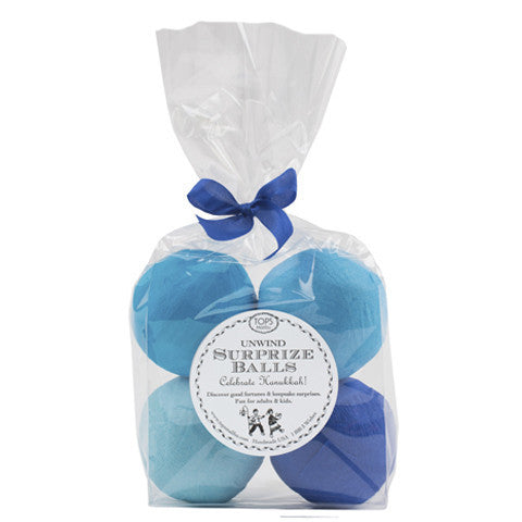 4 Mini Hanukkah Suprise Balls