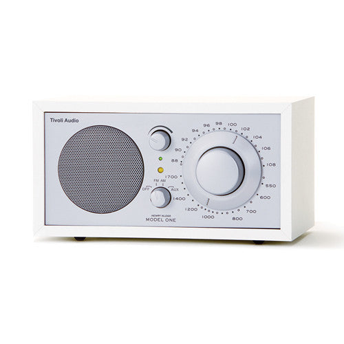 Tivoli Model One Radio Bluetooth- White and Silver