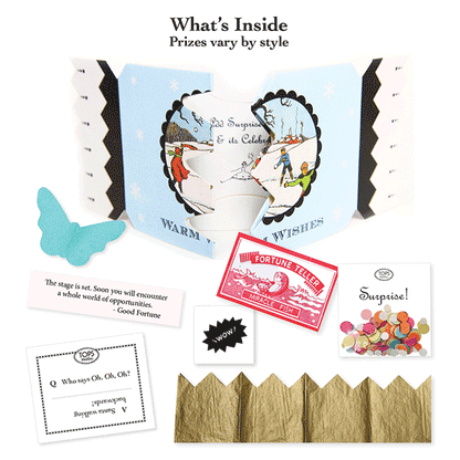 Surprize! Popper Holiday Scene Card