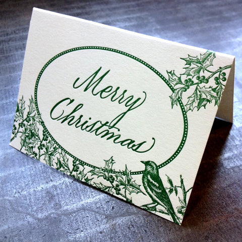 Pistachio 'Merry Christmas' Cards