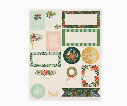 Rifle Holiday Stickers&amp;Labels