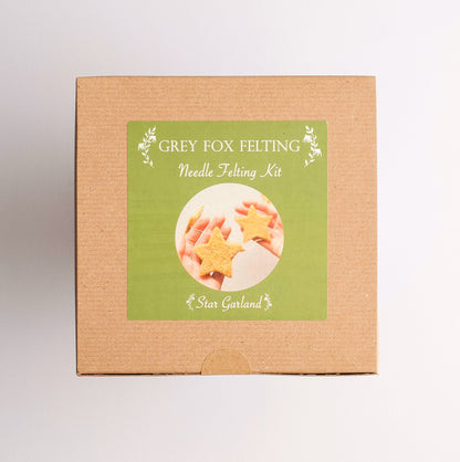 Grey Fox Felting Kit- Star Garland