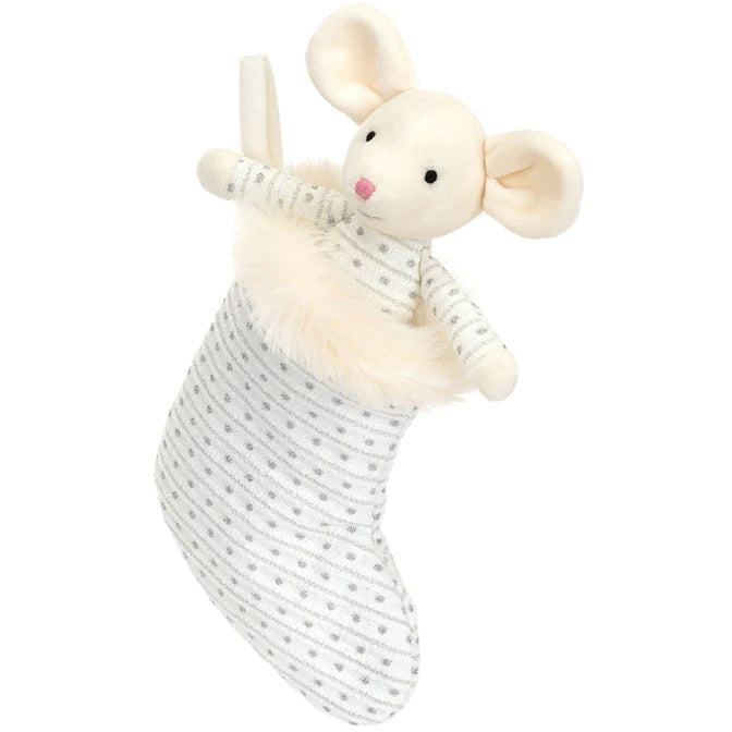 Jellycat Shimmer Stocking Mouse