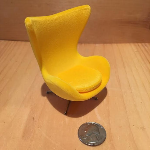 Miniature Yellow Egg Chair