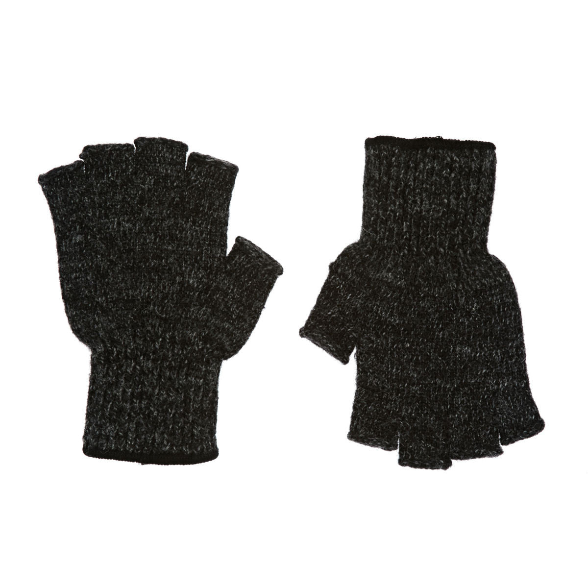 Ragg Wool Fingerless Gloves