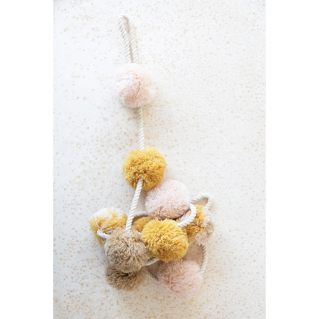 Wool Pom Pom Garland - 72"