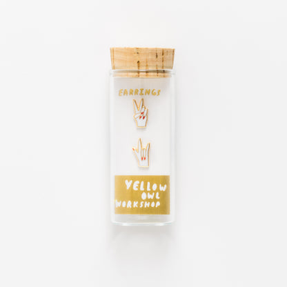 Peace and Love Earrings